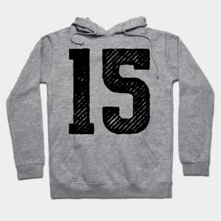 Rough Number 15 Hoodie